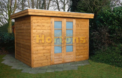 3x2.4m Lugarde PE03 28mm summerhouse - Click Image to Close